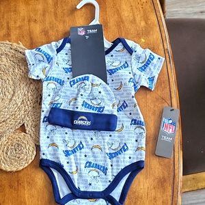 Baby NFL charges outfit.